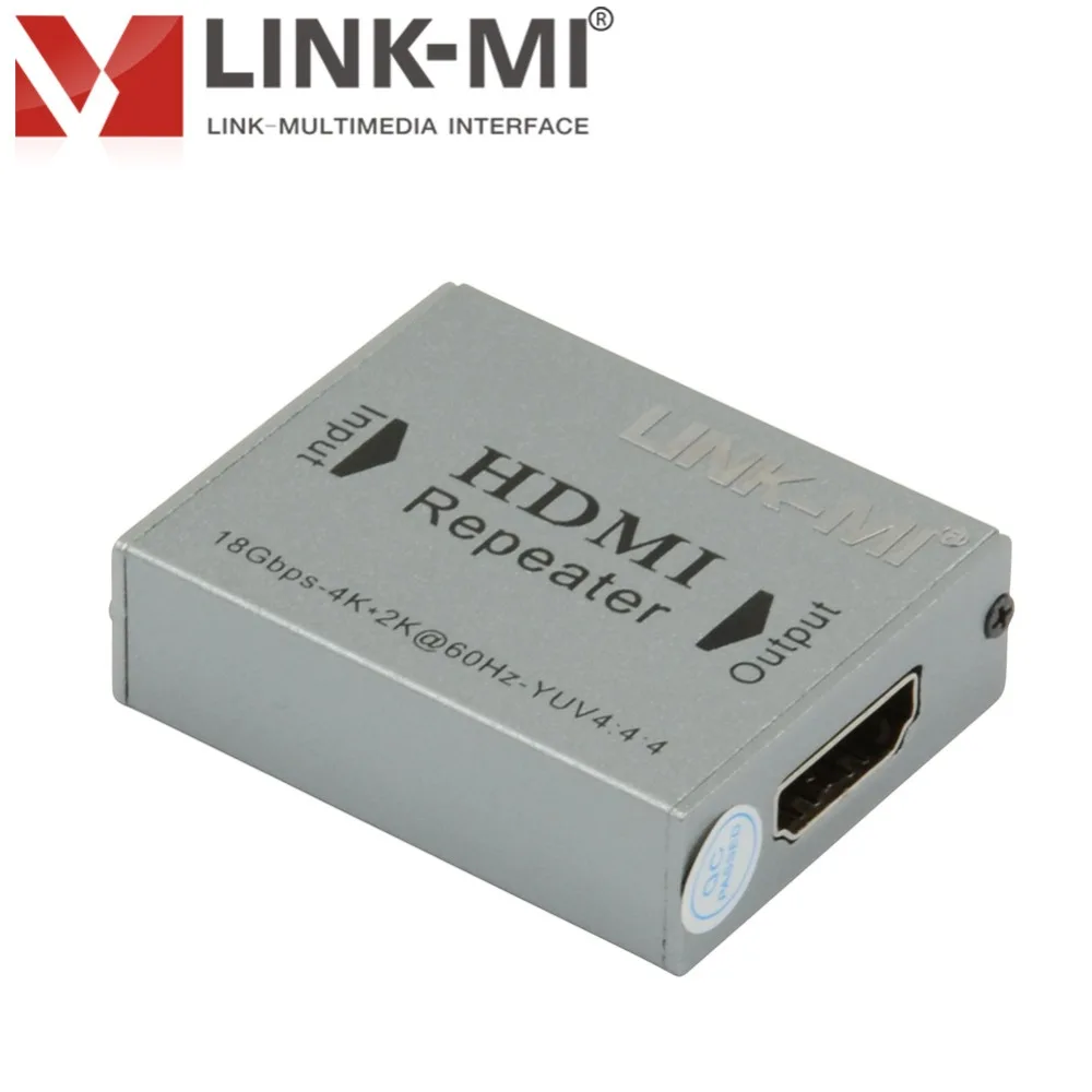 LINK-MI LM-HE30C HDMI ретранслятор 30 м 4K2K 3D усилитель сигнала высокой четкости HDMI удлинитель 1,4 в для HDTV дисплея нет необходимости в питании