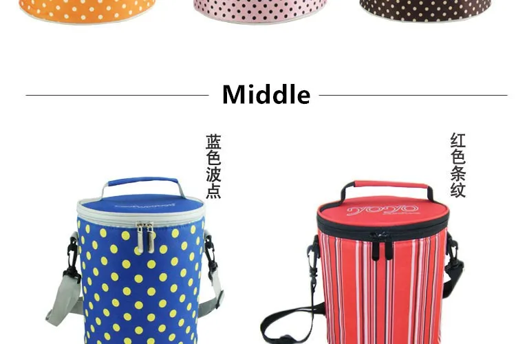 Kids Women Lunch Tote Thermal Picnic Food Box Aluminum Foil Insulation Cooler Bag Bucket Storage Shoulder Tote Bags Package (15)