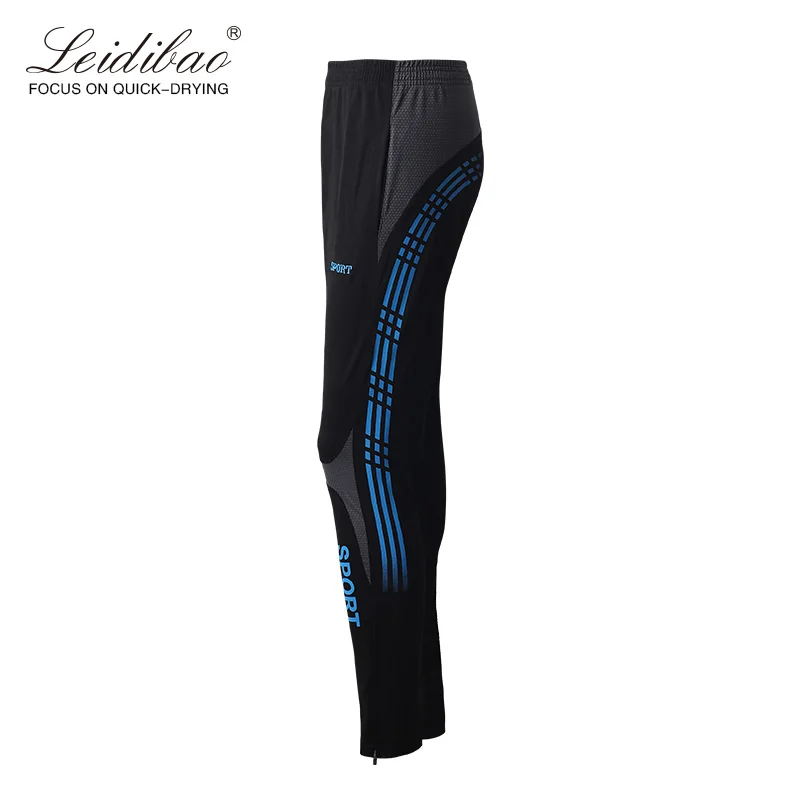 Спортивные штаны Мужские штаны для бега осенние тренировочные штаны в крапинку быстросохнущие облегающие брюки спортивные мужские спортивные штаны - Цвет: dotted line blue