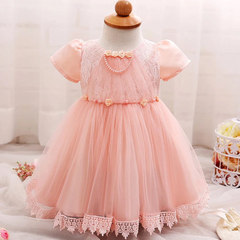 

Baby Girl Frock Lace Overlay Fluffy Tutu Dress Princess Girl Pageant Dress Wedding Prom bebe Vestidos A015 Baby Festive Clothes