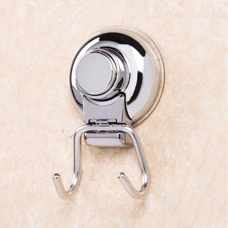 الفولاذ المقاوم للصدأ فراغ الالتصاق تخزين المطبخ الحمام هوك هوك منشفة رف حامل المنظم معدنية أداة