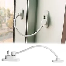 1pc Window Door Restrictor Child Baby Safety Security Cable Lock Catch Wire