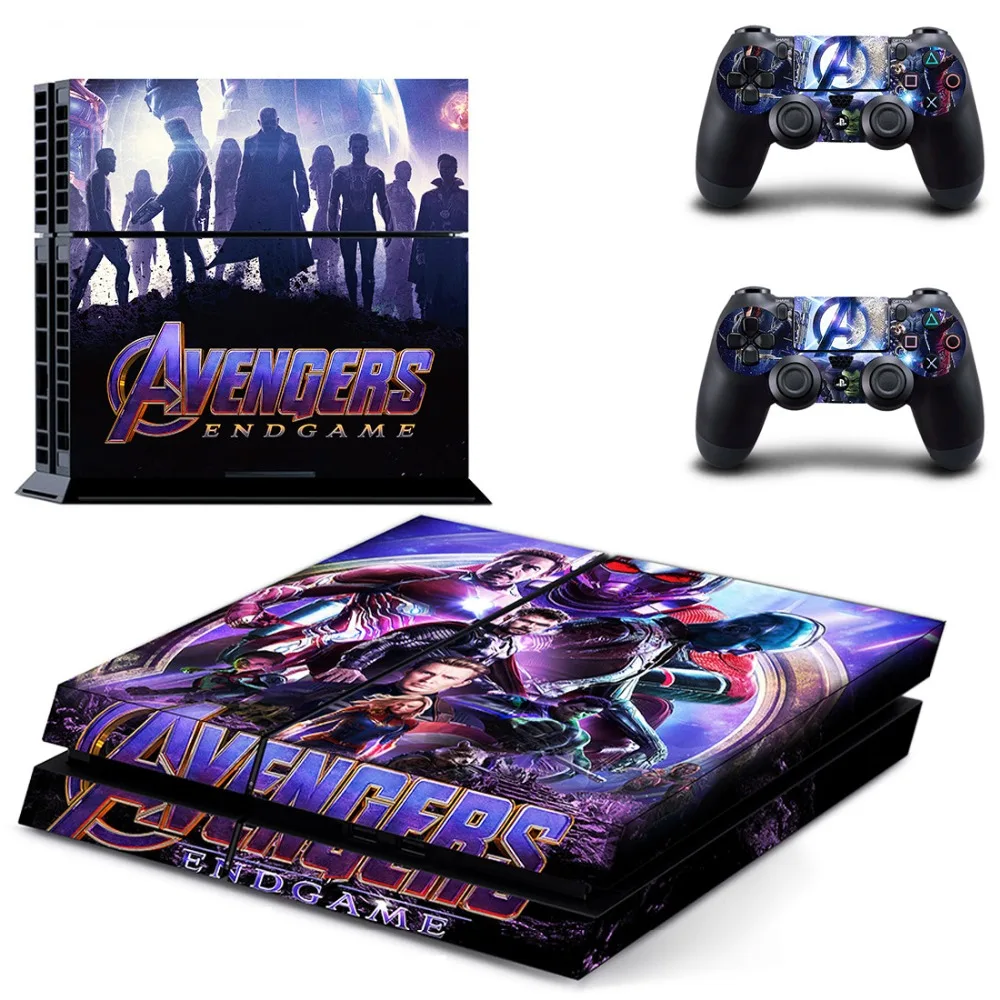 Мстители Endgame Железный человек паук PS4 Кожа Наклейка виниловая для консоли Playstation 4 и 2 контроллера PS4 наклейка КОЖА