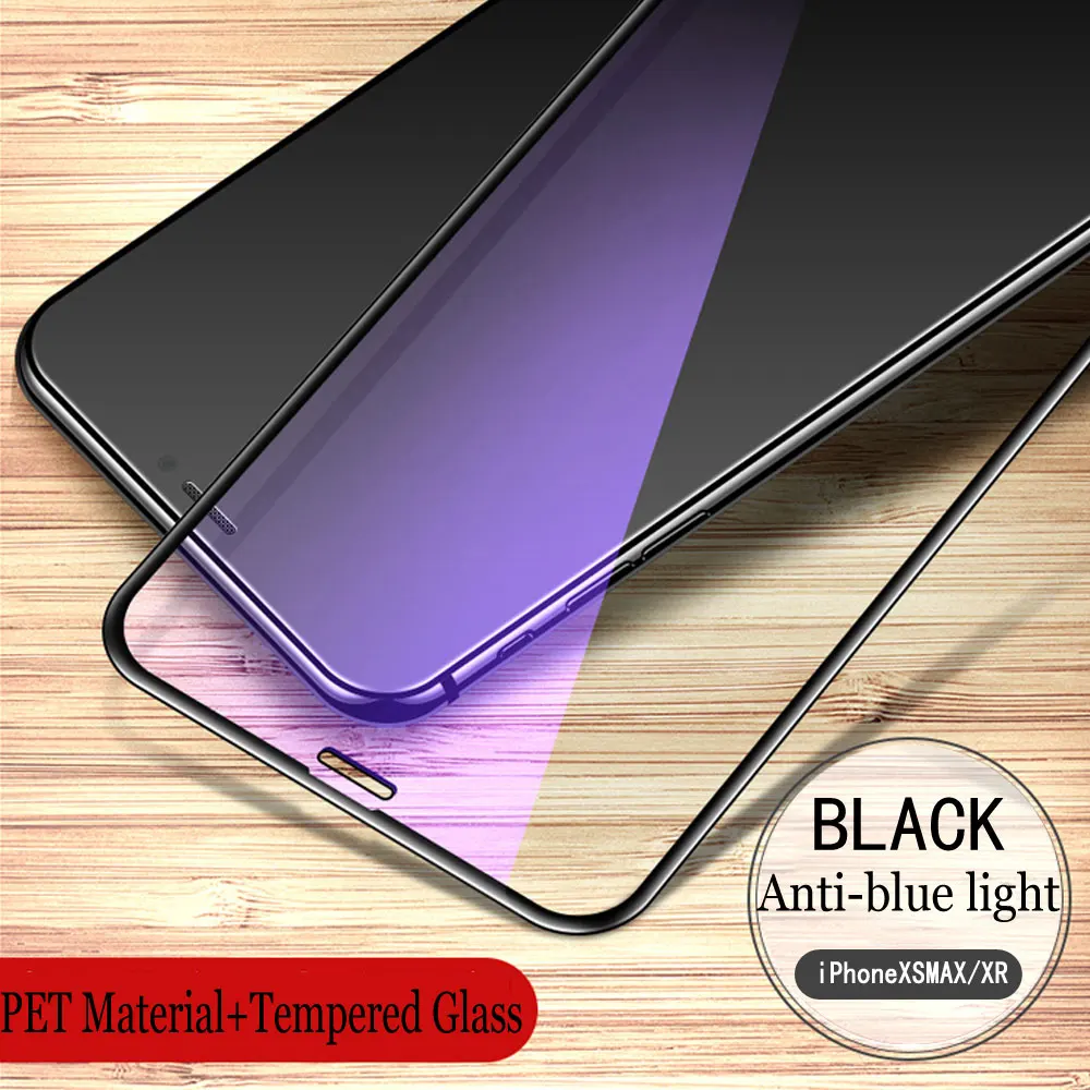 Закаленное стекло для Iphone X/XS XR экран телефона 9D Full HD для XR MAX защита экрана высокое разрешение