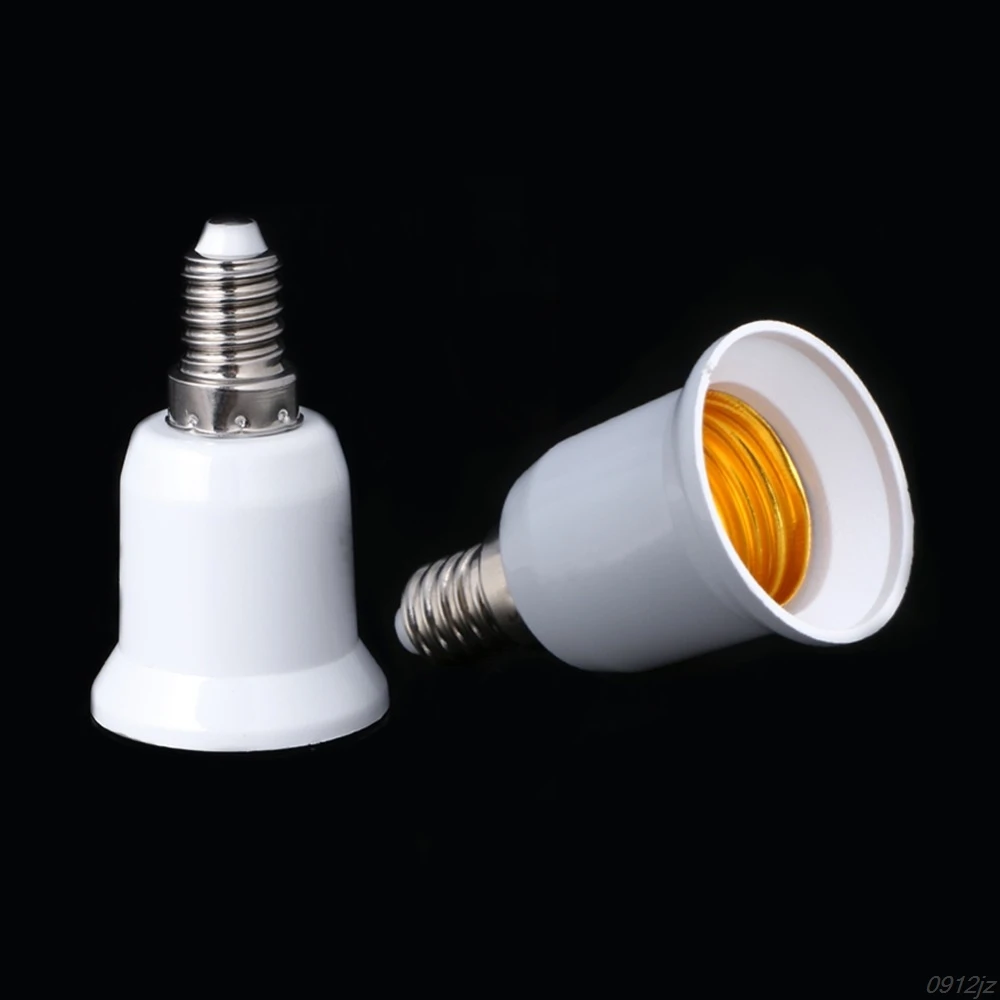 E14 To E27 Base Screw LED Light Lamp Bulb Holder Adapter Socket