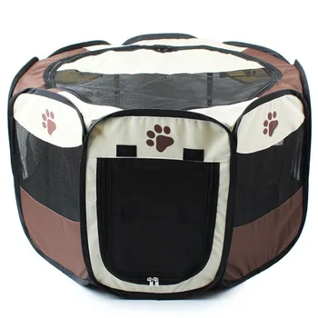 

3 Colors Portable Pet Dog House Cage Folding Dog Cat Outdoor Tent Bed Comfortable Breathable Big Space Kennel For Pet Dogs Cats
