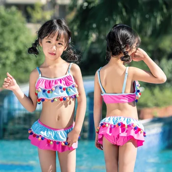 

Children's Swimwear For Girls 2019 Child Girl Kids Swimming Suit Bathing Suits Children Split Baby Skirt Lovely Princess Onihua