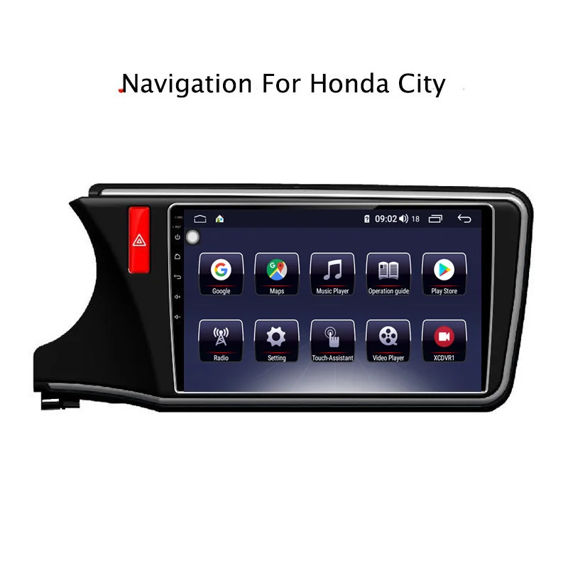 Clearance 10.1" Android 8.1 8 core 4G RAM 64G ROM GPS Navigation Car Radio For Honda City/Greiz/Gienia 2015-2018,with Carplay/4G LTE 2