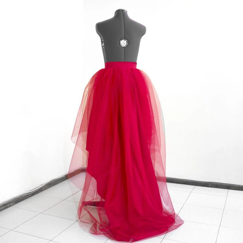 long red tutu skirt
