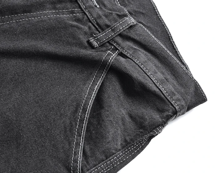 Весна и лето мужские джинсы хип хоп хипстер новая уличная свободные джинсы мужские ретро однотонные карманные повседневные джинсы одежда
