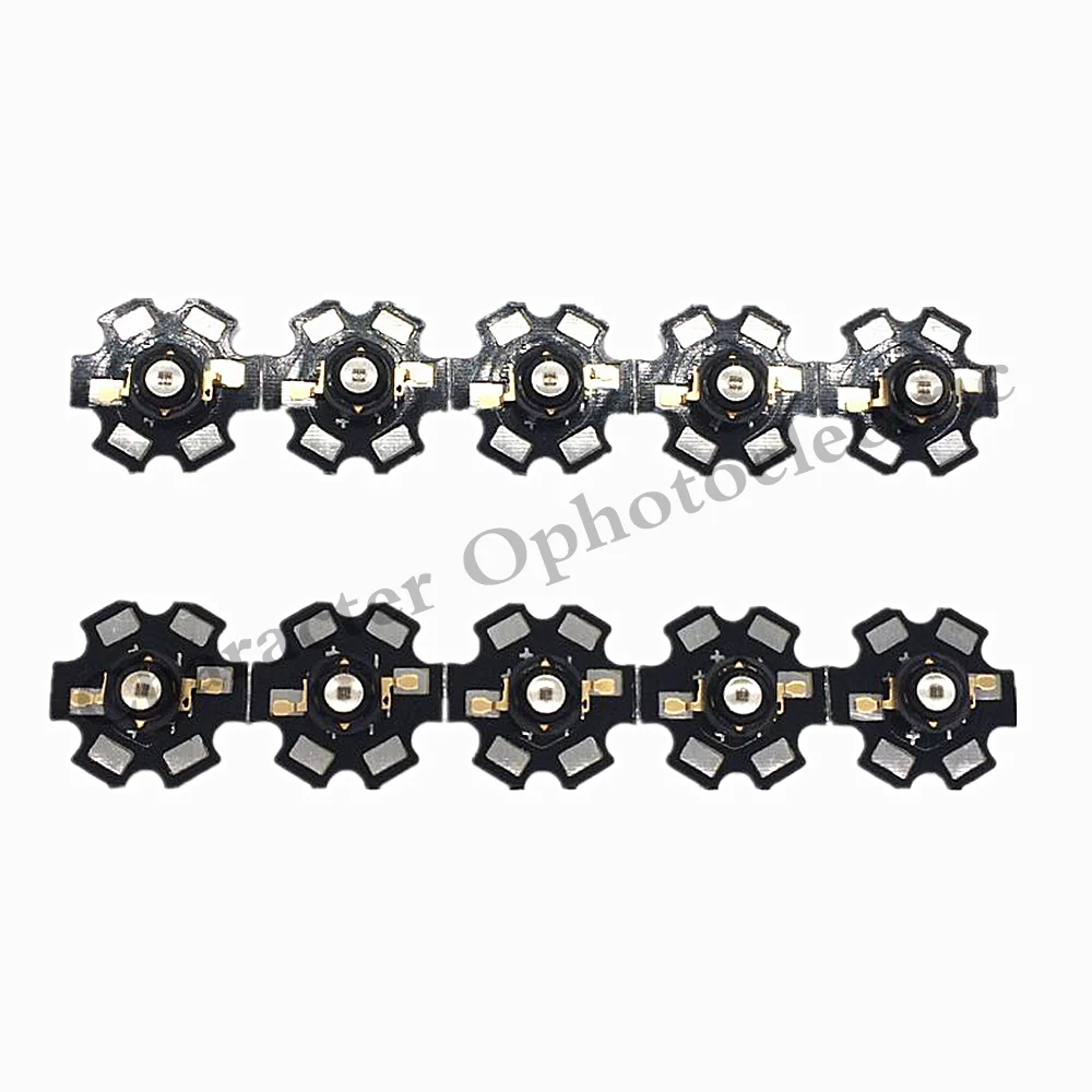 

50pcs 3W Infrared IR 850NM/940NM High Power LED Bead Emitter DC1.5-1.7V 700mA Base or With/Without 20MM PCB