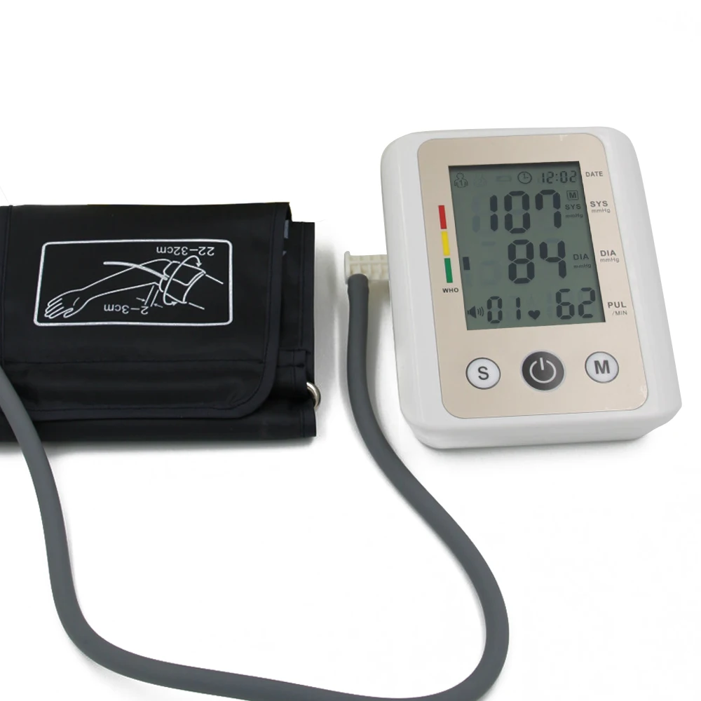 

Medical Equipment Family Blood Pressure Monitor Tonometer Home Blood Pressure Monitor with Voice Function Apparatus for Pressure