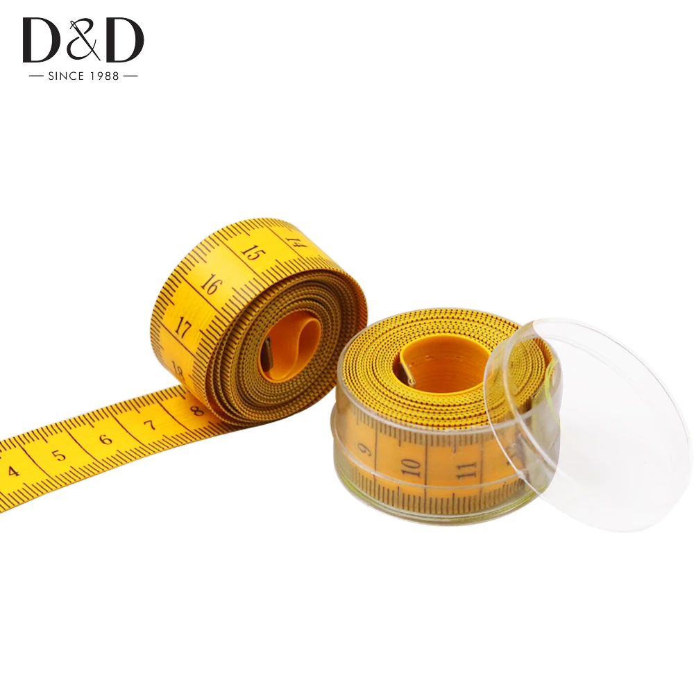 

New 1.5M Boby Tape Measure Sewing Tailor's Ruler Soft Portable Sewing Ruler DIY Meter Sewing Measuring Tools With Storage Box