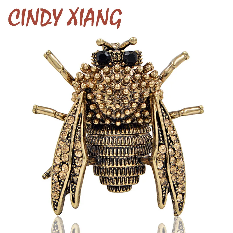 Женская Винтажная брошь CINDY XIANG в виде жука 2 цвета новинка 2018|Броши| |