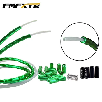 

Aluminum alloy joint wire tube fittings mountain bike brake fish bone wire tube protective sleeve road wire tube set