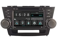 1024*600 dvd-плеер GPS мультимедиа для Toyota Highlander 2008-2011 головного устройства Авторадио Стерео с Bluetooth Карта бесплатная камеры