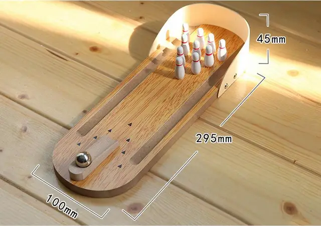 Best Offers Wholesale Wooden desktop bowling Mini bowling