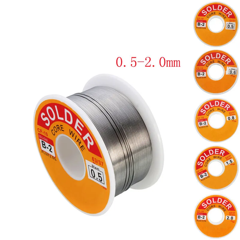 63/37 Rosin Core Solder Wire Flux 2 Tin Lead Solder Iron Welding Wires