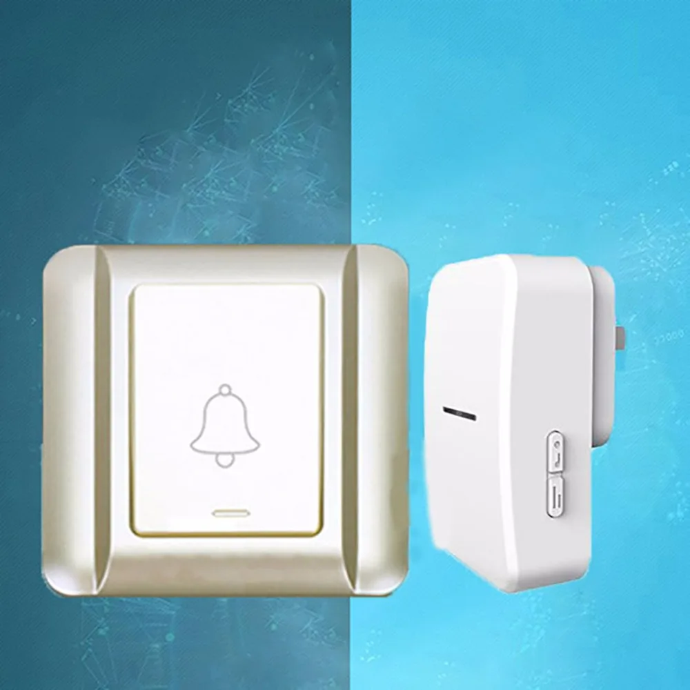 38 Ring Bell Wireless Door bell high quality 433MHz waterproof Home Doorbells No Battery Low