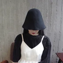 Теплые женские шапки, шерсть, берет, запеченная пшеница, шапка для торта, теплая Женская Высококачественная Рыбацкая шляпа, одноцветная Осенняя шляпа