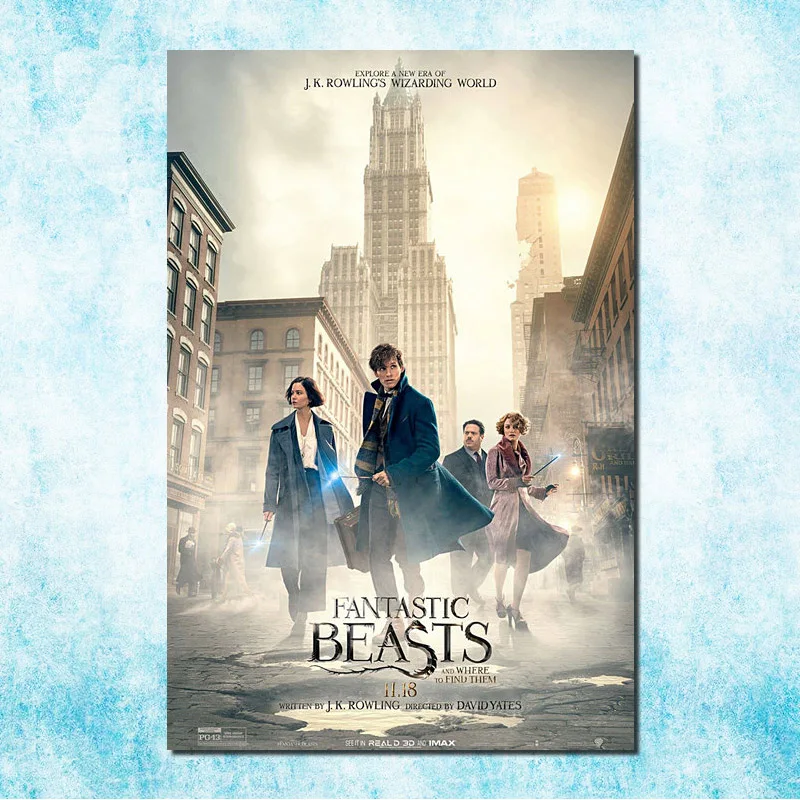 Fantastic Beasts and Where to Find Them New Movie Silk Poster 13x20 24x36 inch