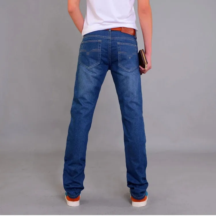 Jeans Men 2019 Spring Summer New Personality Vintage Mid Waist High Street Slim Fit Ripped Denim Pants Plus Size