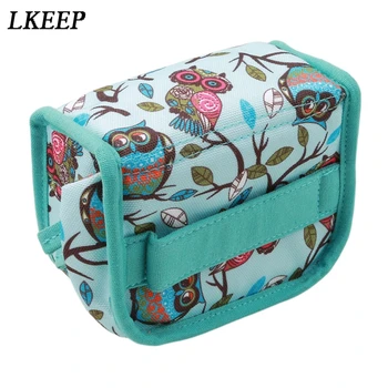 

Essential Oil Bottles Carrying Case 9/20-slots Flower Owl Printed Holder Organizer Make Up Bags Women Cosmetic Bag Case
