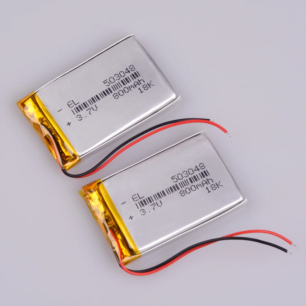 48x30x5 мм перезаряжаемая 503048 800mAh литий ионная батарея 3 7 V Вольт полимерная Li po