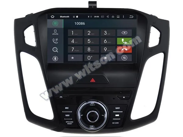 WITSON Android 10 0 1024*600 HD экран для Ford focus 2015 автомобильный DVD GPS стерео 4 Гб ОЗУ 32 ГБ флэш 8