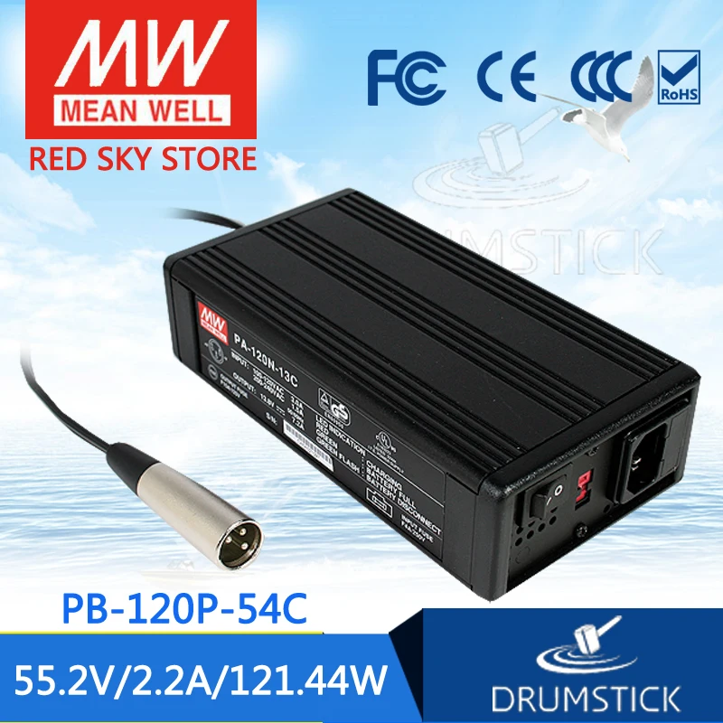 

MEAN WELL PB-120P-54C 55.2V 2.2A meanwell PB-120P 55.2V 121.44W Power Supply or Battery Charger
