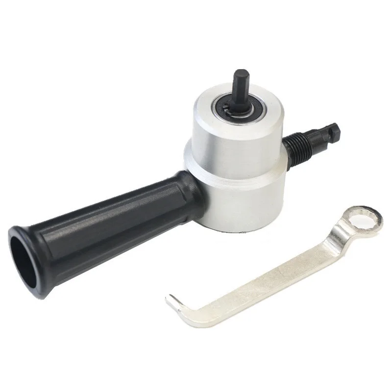 

Nibble Metal Cutting Double Head Sheet Nibbler Saw Cutter Tool Drill Attachment Free Cutting Tool nibbler sheet metal Hand Tools