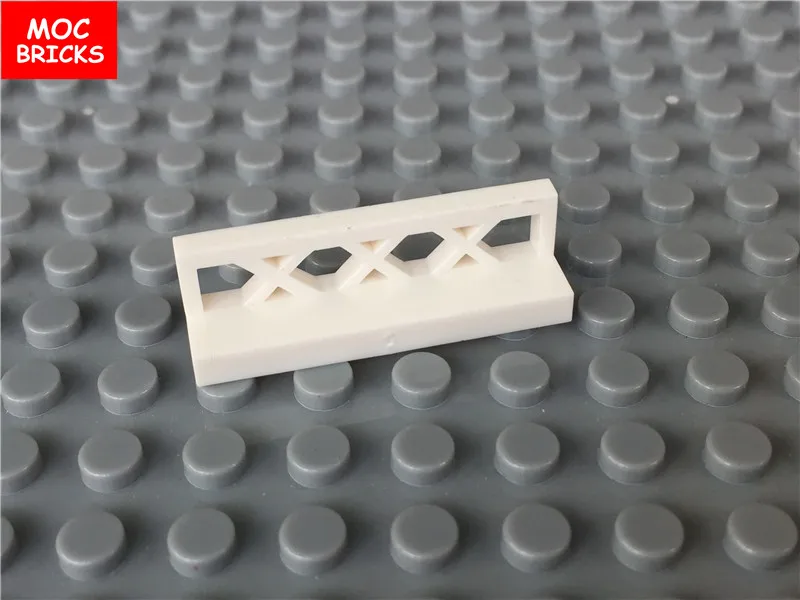 100pcs/lot MOC Bricks White Fence 1 x 4 fit with 3633 Educational Building blocks bricks Assembled Toys kids gift | Игрушки и хобби