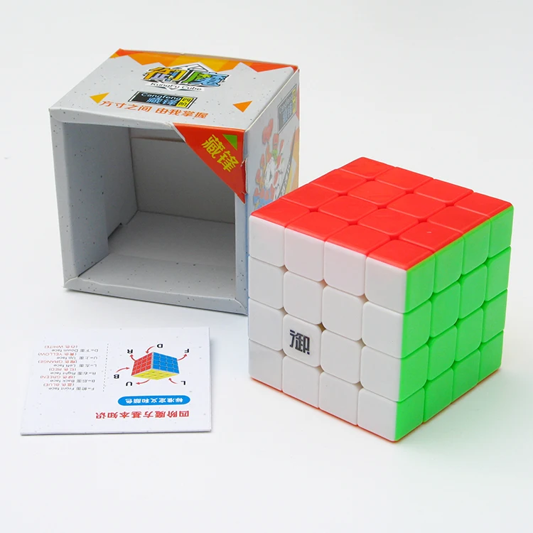

Original KungFu CangFeng cubo magico 4x4x4 Magic Cube Puzzle 4x4 magical cube Professional Triangle Twist Educational Kid Toys