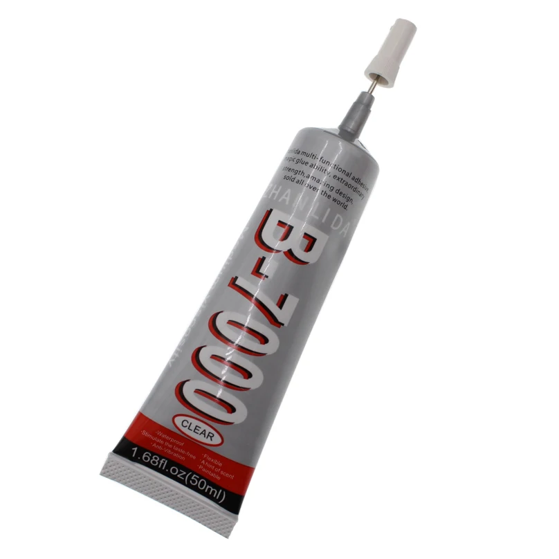 

50ml Industrial B7000 Super Glue Touch Screen Liquid Metal Textile Wood Adhesive B-7000 Clear Epoxy Stationery Store UV