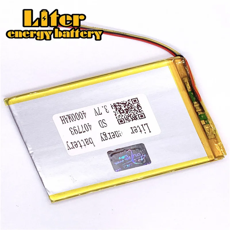 Вилка 1 0-4 P 3 7 V 407793 4000mah фабрика высокого качества литий-полимерная литий-ионная