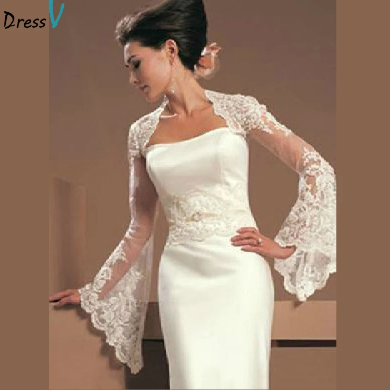  Online  Get Cheap Lace Jackets for Wedding  Dresses  