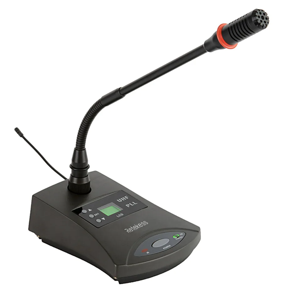 Sistema de Conferência sem Fio Simultânea com Microfone Transmissor de Áudio para Reunião de Desempenho de Palco Retekess Interpretação 5 simultânea com microfone transmissor de áudio para
