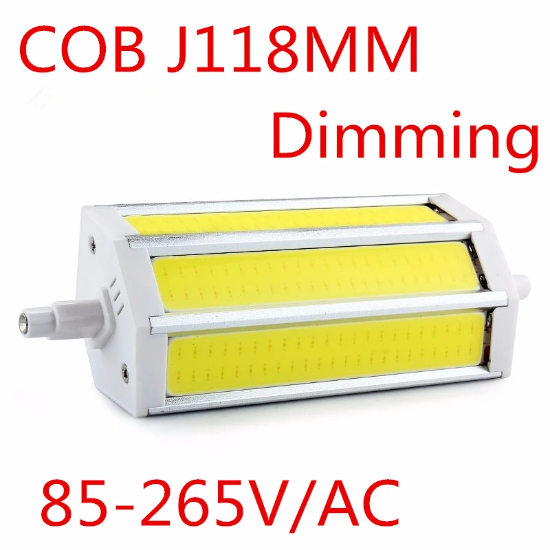 R7S COB Led лампа Затемняющая светильник SMD 10 Вт 15 Вт 20 Вт 25 Вт AC85V-265V лампада лампа J78 мм j118мм j135мм j189мм Замена галогенный прожектор светильник