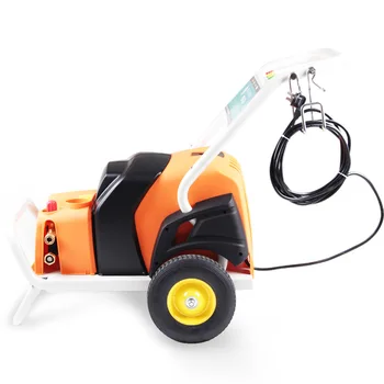 

PM-611A cold water washing machine 220V 2.4kW high pressure washer 110bar high flow 15LPM cleaning machine stop shut gun off