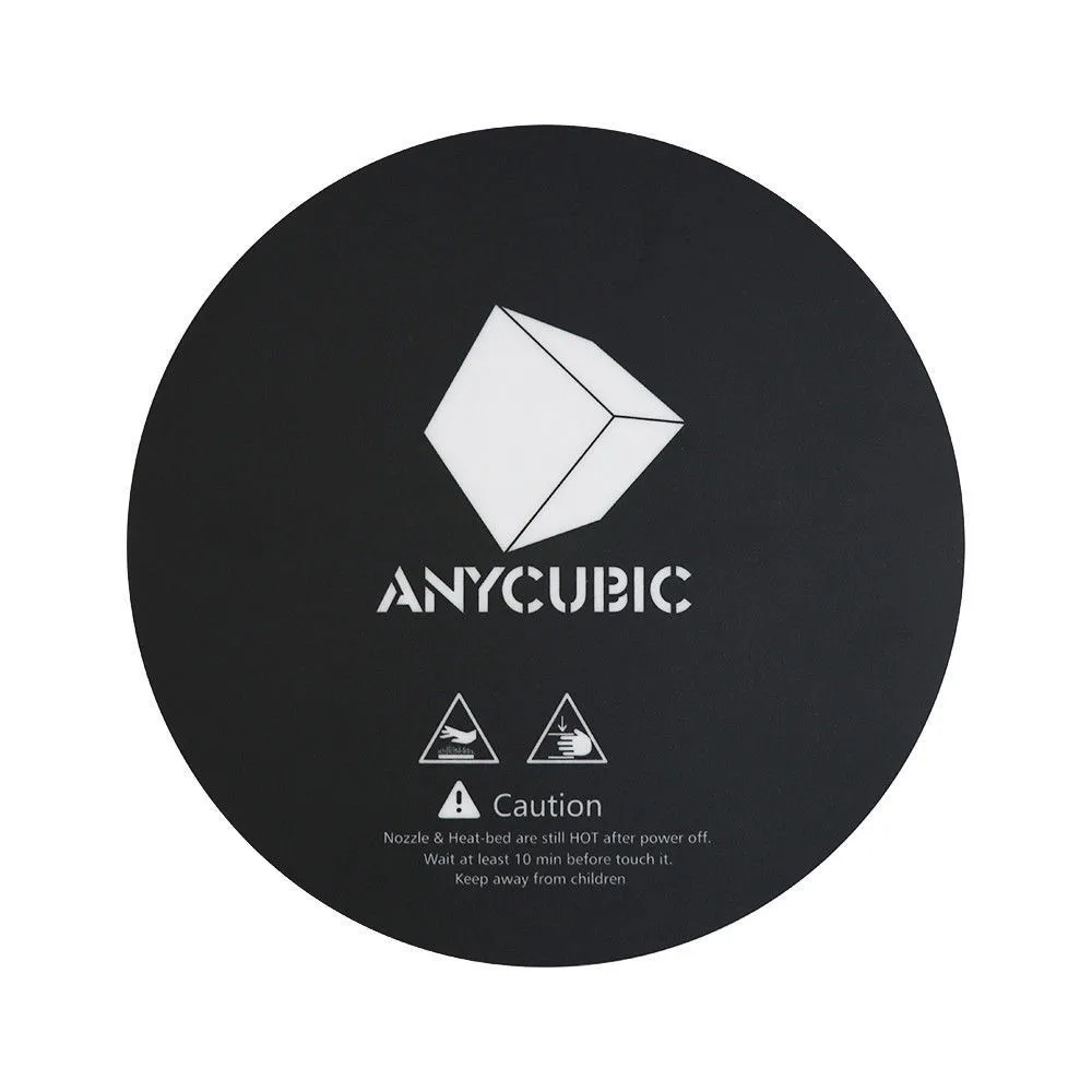 

Black Heated Bed Sticker with Tape 240mm Round Print Plate Tape Coordinate Printed Hot Bed For 3D Printer Consumer Accessories