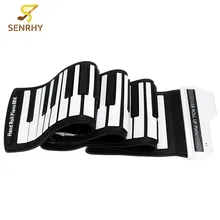 Ключи SENRHY USB на 61 88 закатать фортепиано для начинающих детей игрушка в подарок музыкальный инструмент фортепиано для начинающих изучающих аксессуары горячей