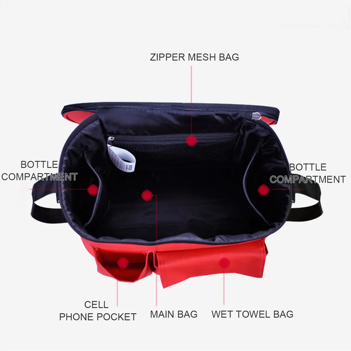 Водонепроницаемый детский подгузник, сумка для детской коляски, сумка для изоляции, многофункциональная сумка для мумии, пакет для изоляции