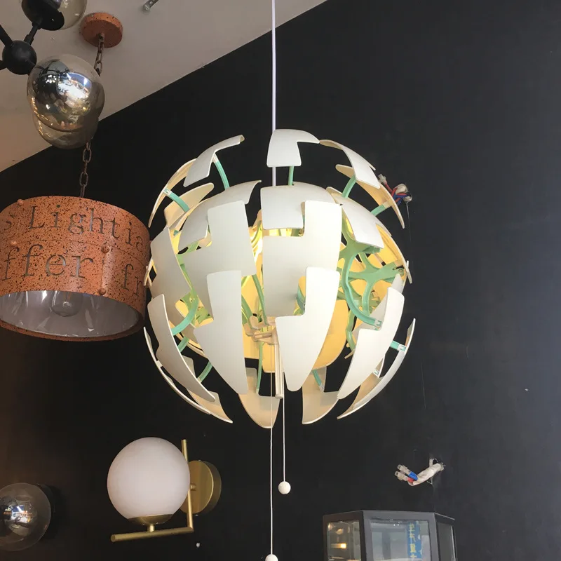 

Telescopic minimalist modern creative explosion chandelier ball restaurant cafe cafeteria bedroom bedside chandelier