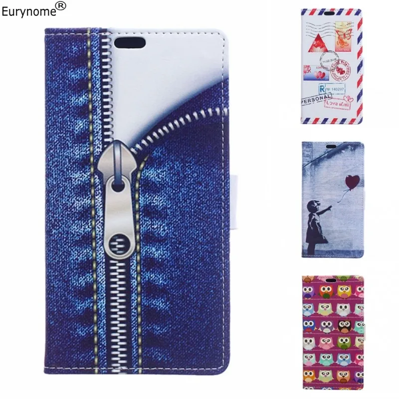 

Retro Eiffel Tower Tree Wallet Leather Flip Card Slot Cover CASE For ASUS ZenFone C ZC451CG With pen gift