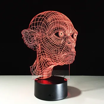 

Star Wars 3D LED Night light 7 color changing Remote 3D Table Desk Table lamp Sensor Light Xmas Gift