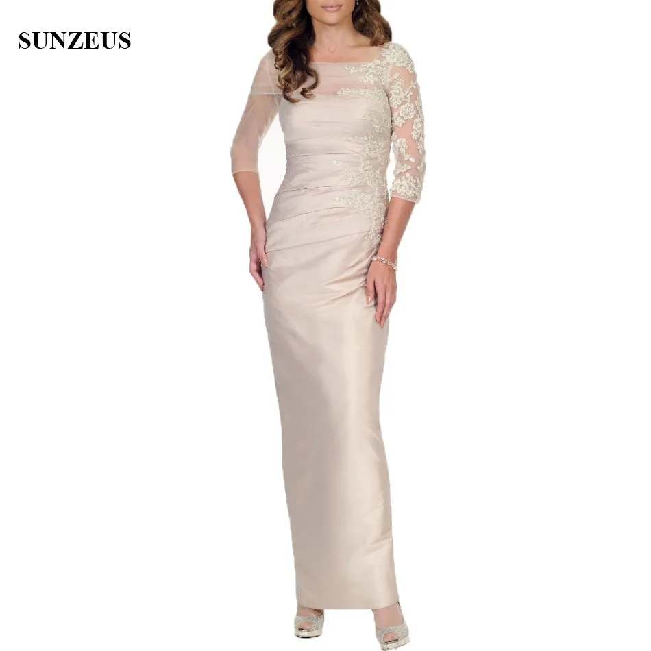 2018 New Arrival Sheath Ankle Length Long Mother Of The Bride Dresses