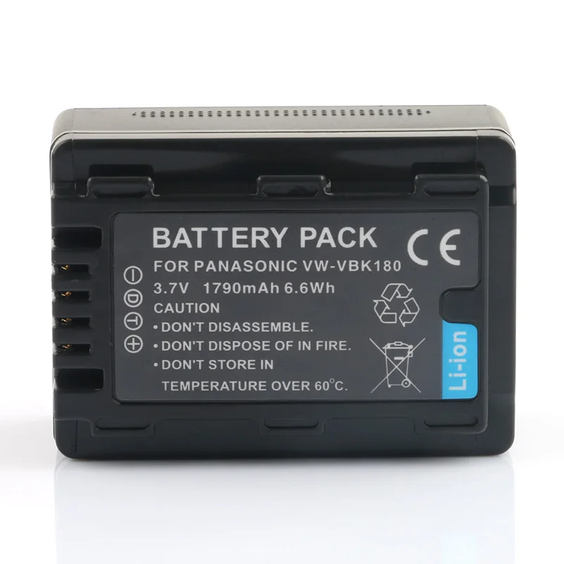 Online LANFULANG VW VBK180 Batterie Und ladegerät für Panasonic HC V700 SDR S70 VW VBL090 VW VBK360 HC V10