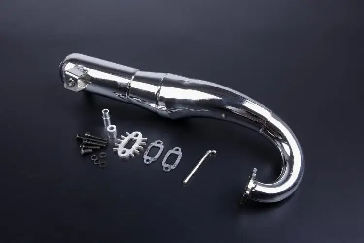 Tubing Tuned Kit,Alloy Steel Exhaust Pipe,for RC 1/5 Scale HPI Baja 5B SS 5T 2.0 Rovan 