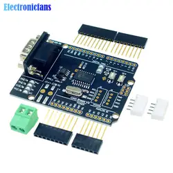 1 шт. mcp2515 Шина CAN Щит Модуль D-Sub разъем Стандартный UART IIC SPI светодиодный индикатор контроллер может 4.8-5.2 В для Arduino