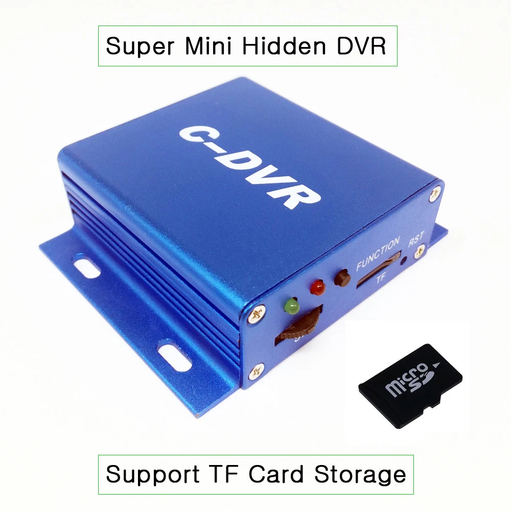 Супер Мини CCTV Мобильный 1 канал DVR видео цифровой рекордер C Поддержка TF SD карта